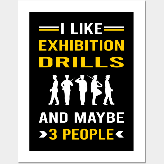 3 People Exhibition Drill Wall Art by Bourguignon Aror